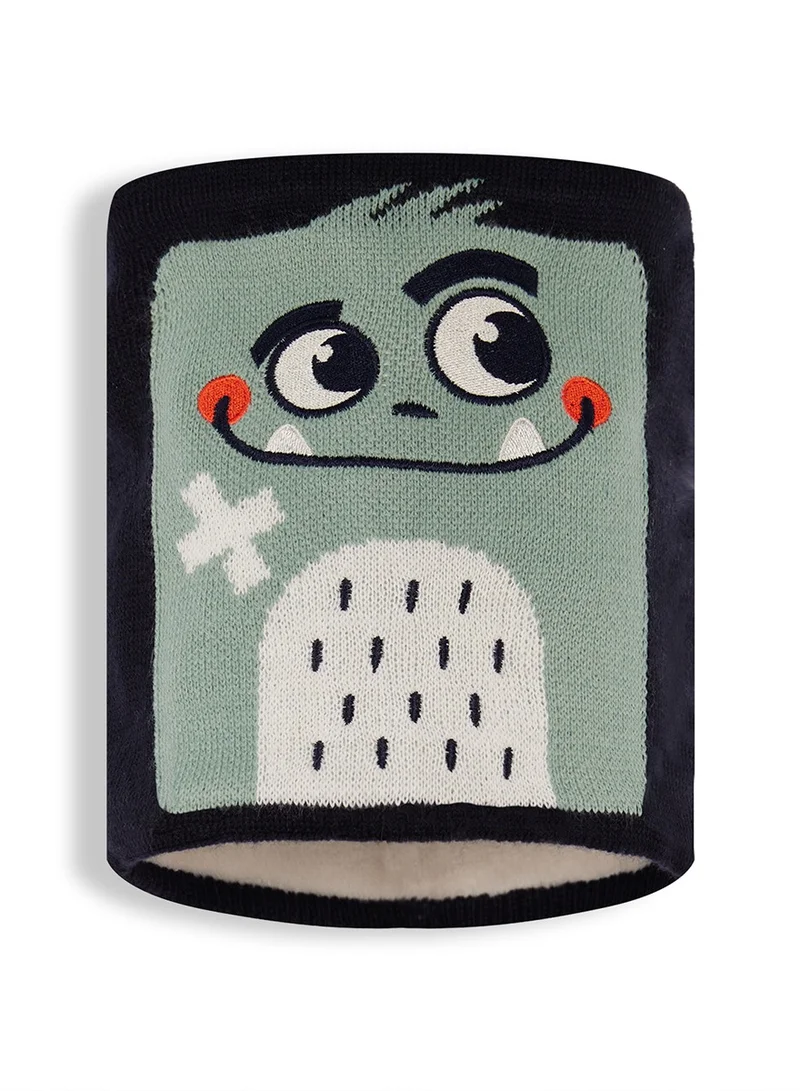 Denokids Monster Boy Knit Snood